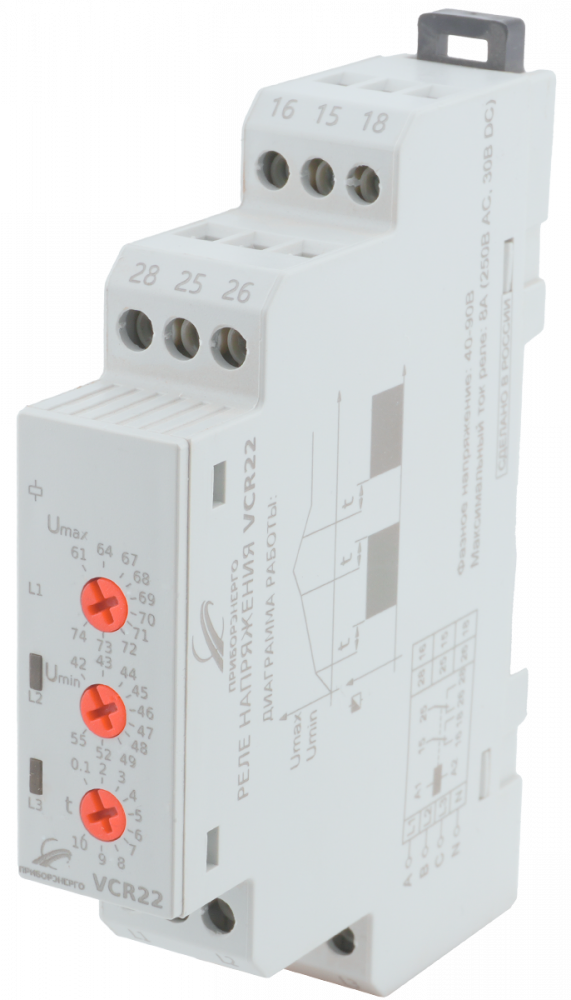 Реле контроля напряжения VCR22