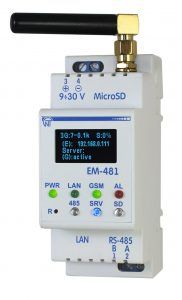 Точка доступа к NT-Monitoring (Ethernet / 3-G) ЕМ-481 с функцией ПЛК
