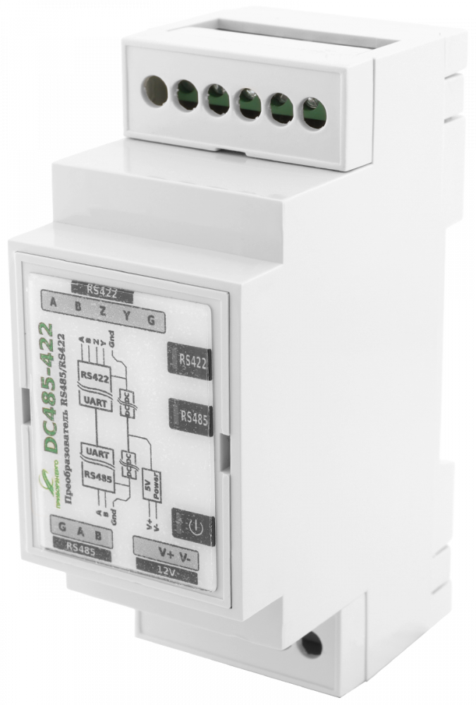 Преобразователь RS485-RS422 DC485-422 (Исполнение 12В)