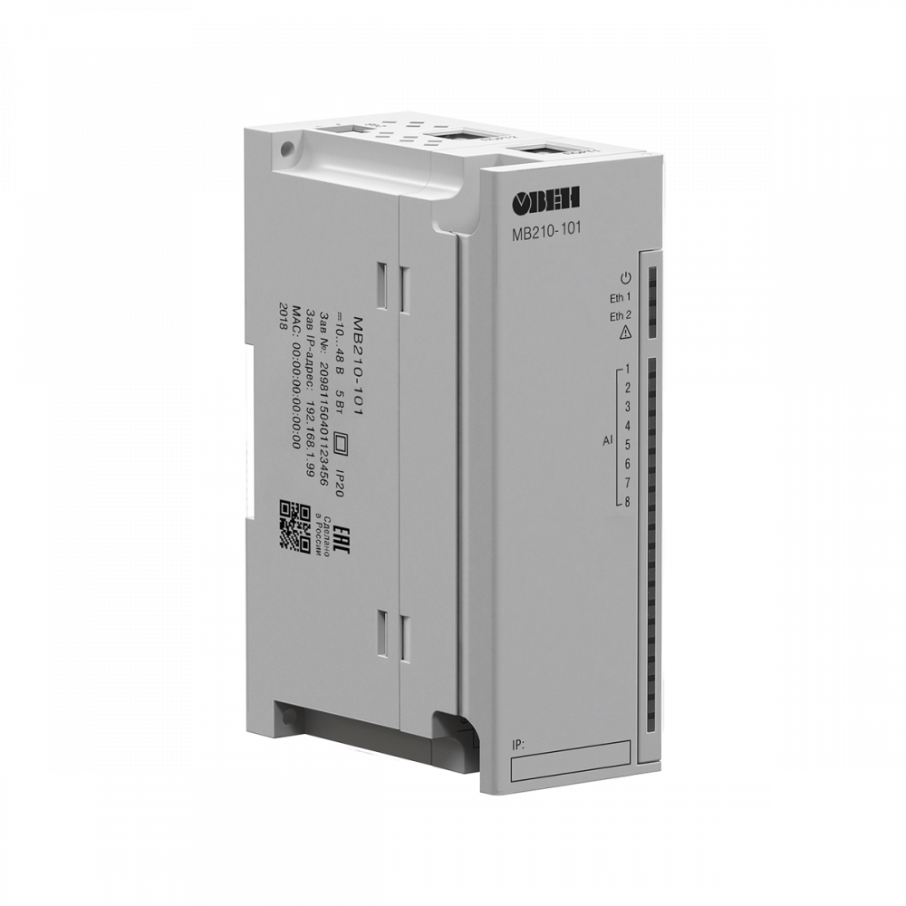 Модули аналогового ввода с универсальными входами (Ethernet) МВ210