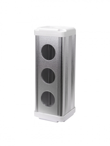 Корпус BXM47-A3/22, три отверстия Ø 22мм, с сальником, IP65  (ЭТ)