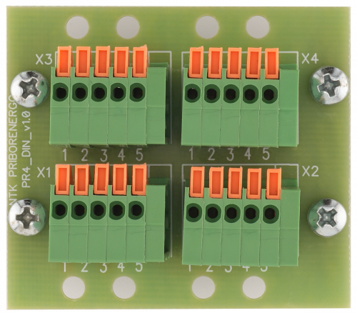 Разветвитель интерфейса RS-485/422 ПР-4 DIN IP00 (без корпуса)