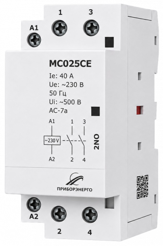 Контактор модульный MC025CE
