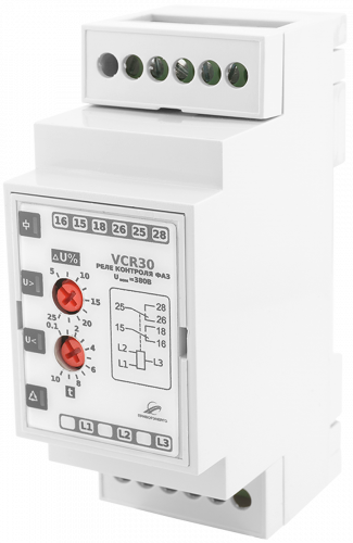 Реле контроля фаз VCR30