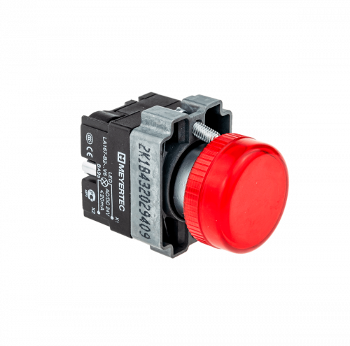 Сигнальная лампа красный, 24V AC/DC
