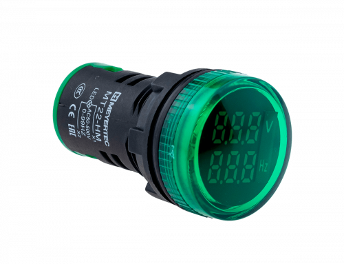 Индикатор напряжения и частоты, зеленый