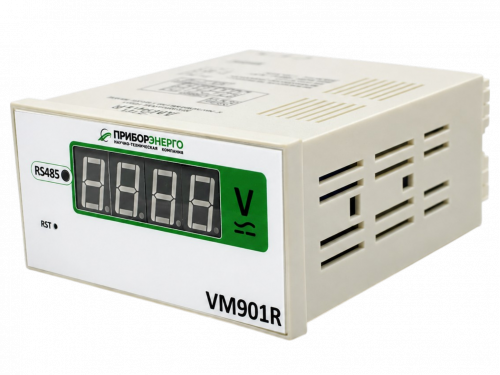 Индикатор напряжения цифровой с интерфейсом связи RS485 VM901R